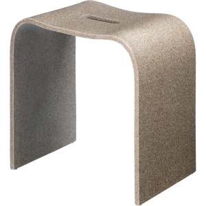 Табурет Geralis T-S-V с вырезом, бежевый