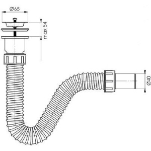 Сифон для раковины BETTOSERB 125312