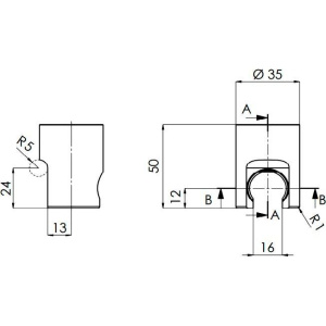 Настенный держатель Remer 339SOM