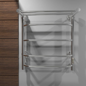 Купить Полотенцесушитель электрический Тругор Браво ПЭК СП3П 60x50, с полкой в Москве с доставкой Полотенцесушитель электрический Тругор Браво ПЭК СП3П 60x50, с полкой