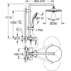 Душевая стойка Grohe Euphoria System 260 27473002