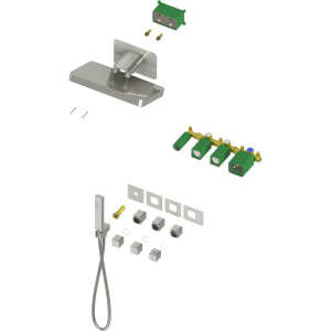 Душевой комплект Timo Petruma SX-5249/00SM С ВНУТРЕННЕЙ ЧАСТЬЮ, с термостатом, хром