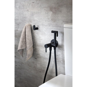 Гигиенический душ Ramonsoler Drako 336801WCNM со смесителем, С ВНУТРЕННЕЙ ЧАСТЬЮ, черный