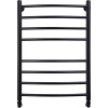 Полотенцесушитель водяной Comfysan Noumi W-8 80х50 черный матовый