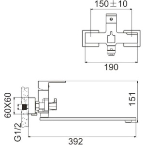 Универсальный смеситель BELZ B22613-7 черный