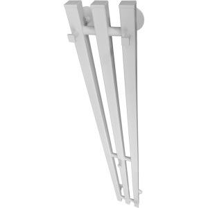 Купить Полотенцесушитель электрический Маргроид Inaro профильный 120х12 R, с крючками, белый матовый в Москве с доставкой Полотенцесушитель электрический Маргроид Inaro профильный 120х12 R, с крючками, белый матовый
