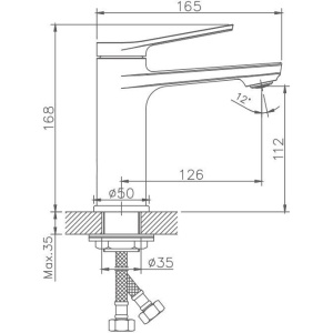 Смеситель для раковины Haiba HB572