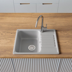 Мойка кухонная Domaci Савона QB 600 платина