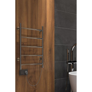 Купить Полотенцесушитель электрический Indigo Arc LCAE60-40R серебристый в Москве с доставкой Полотенцесушитель электрический Indigo Arc LCAE60-40R серебристый