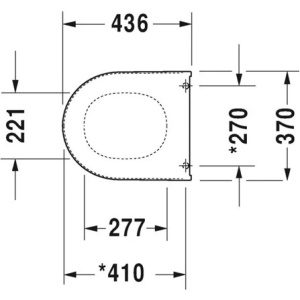 Купить Крышка-сиденье Duravit Starck 3 0063810000 в Москве с доставкой Крышка-сиденье Duravit Starck 3 0063810000