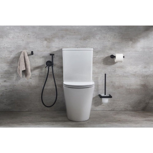 Гигиенический душ Ramonsoler Drako 336801WCNM со смесителем, С ВНУТРЕННЕЙ ЧАСТЬЮ, черный