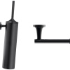 Набор Duravit Starck T Ершик 0099464600 подвесной, черный + Держатель туалетной бумаги 0099374600 черный Набор Duravit Starck T Ершик 0099464600 подвесной, черный + Держатель туалетной бумаги 0099374600 черный