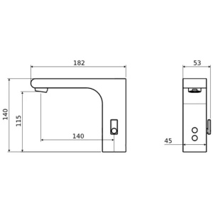 Смеситель для раковины Aquatek Лира AQ5410CR хром