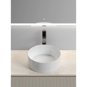 Купить Тумба с раковиной Sancos Snob T 100 см, beige soft, столешница бежевая, раковина CN6032 в Москве с доставкой Тумба с раковиной Sancos Snob T 100 см, beige soft, столешница бежевая, раковина CN6032