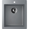 Комплект Мойка кухонная Ulgran U-404 -309 темно-серая + Смеситель U-005 -309 темно-серый