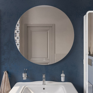 Купить Зеркало круглое STWORKI Мальмё 100 с ореольной подсветкой, сенсор на зеркале, круглое, настенное в Москве с доставкой Зеркало круглое STWORKI Мальмё 100 с ореольной подсветкой, сенсор на зеркале, круглое, настенное