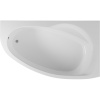 Акриловая ванна STWORKI Молде R 170x100 см, угловая, с каркасом, асимметричная