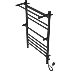 Полотенцесушитель электрический Акватек Альфа П10 50x90 черный муар