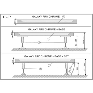 Душевой поддон Ravak Perseus Pro 90x90 XA037711010