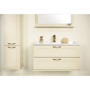 Купить Тумба с раковиной AQUATON Леон 80 дуб бежевый в Москве с доставкой Тумба с раковиной AQUATON Леон 80 дуб бежевый