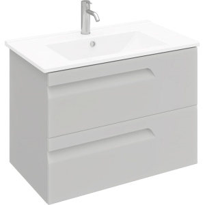 Тумба с раковиной Laparet Atlas 80 подвесная, кашемир матовый