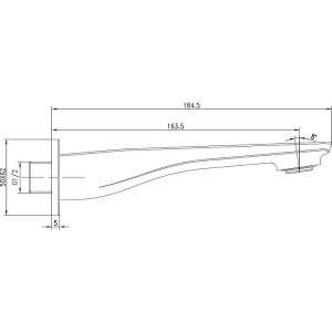 Излив Lemark LM5981CW для ванны