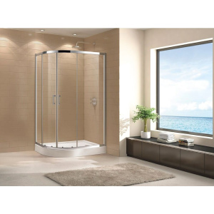 Душевой уголок Cezares Eco ECO-O-RH-2-100/80-C-Cr стекло прозрачное