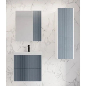 Зеркало-шкаф Style Line Стокгольм, 60, графит софт