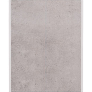 Шкаф Lemark Combi 60 бетон, белый глянцевый