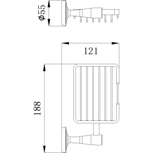 Купить Мыльница Rush Balearic BA39410 в Москве с доставкой Мыльница Rush Balearic BA39410