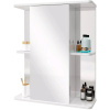 Зеркало-шкаф SanStar Практик 60 универсальное, с полками, белое