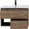 Тумба с раковиной STWORKI Карлстад 75 дуб рустикальный