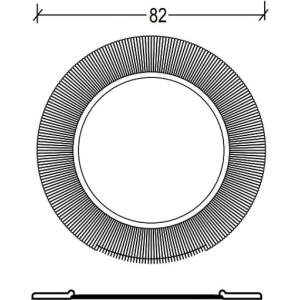 Зеркало круглое Armadi Art NeoArt Shine золото, с подсветкой