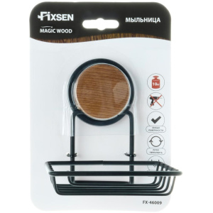 Мыльница Fixsen Magic Wood FX-46009 черная