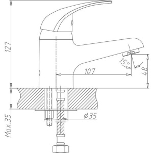 Смеситель для раковины Haiba HB03 HB1003