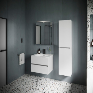 Мебель для ванной Sancos Urban 60 см белый глянец