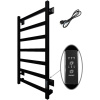 Полотенцесушитель электрический Тругор Пэк сп 20 80x40 с выключателем, черный