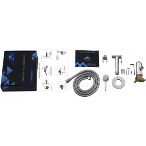 Гигиенический душ Fashun A7505, со смесителем, С ВНУТРЕННЕЙ ЧАСТЬЮ, хром