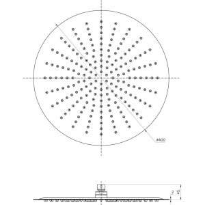 Купить Верхний душ Lemark LM9483S 40 см в Москве с доставкой Верхний душ Lemark LM9483S 40 см