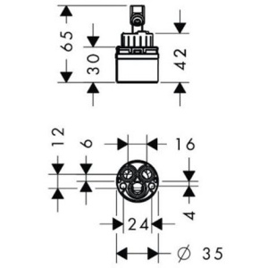 Картридж смесителя Hansgrohe M2/M3 92730000