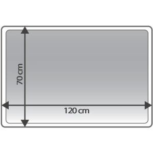 Коврик Ridder Amelie 7214417 темно-серый, 70x120