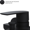 Смеситель для ванны с душем AM.PM Gem F90A10022 черный