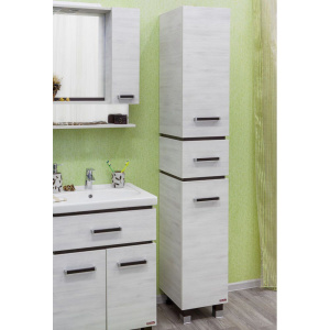 Купить Шкаф-пенал Sanflor Техас R, венге, северное дерево светлое в Москве с доставкой Шкаф-пенал Sanflor Техас R, венге, северное дерево светлое