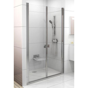 Душевая дверь в нишу Ravak Chrome CSDL2-100 Transparent, профиль блестящий