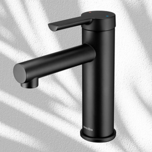 Смеситель для раковины Swedbe Diana 1010B черный матовый