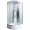 Душевая кабина Parly Effect EFМ921 90х90, со средним поддоном, профиль белый, стекло матовое