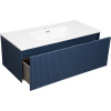 Тумба с раковиной La Fenice Terra 100 синяя