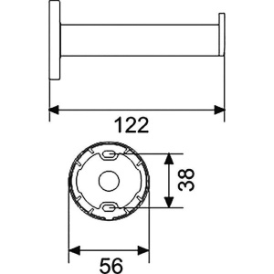 Купить Держатель для запасных рулонов Keuco Plan 14963 хром в Москве с доставкой Держатель для запасных рулонов Keuco Plan 14963 хром