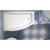 Акриловая ванна Vagnerplast Veronela L 160x105 см, угловая, с каркасом, ультрабелая, асимметричная