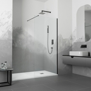 Душевая перегородка RGW Walk In WA-010-B 90x200, стекло прозрачное